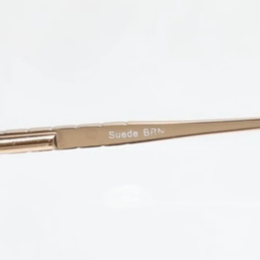 Visage Suede BRN Eyeglass FRAMES ONLY - GOOD CONDITION - READ DESCRIPTION